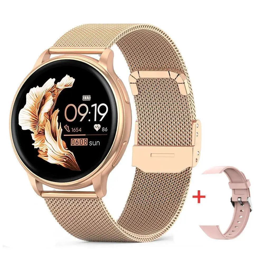 Stylish Bluetooth Fitness Smartwatch With Heart Rate Monitor