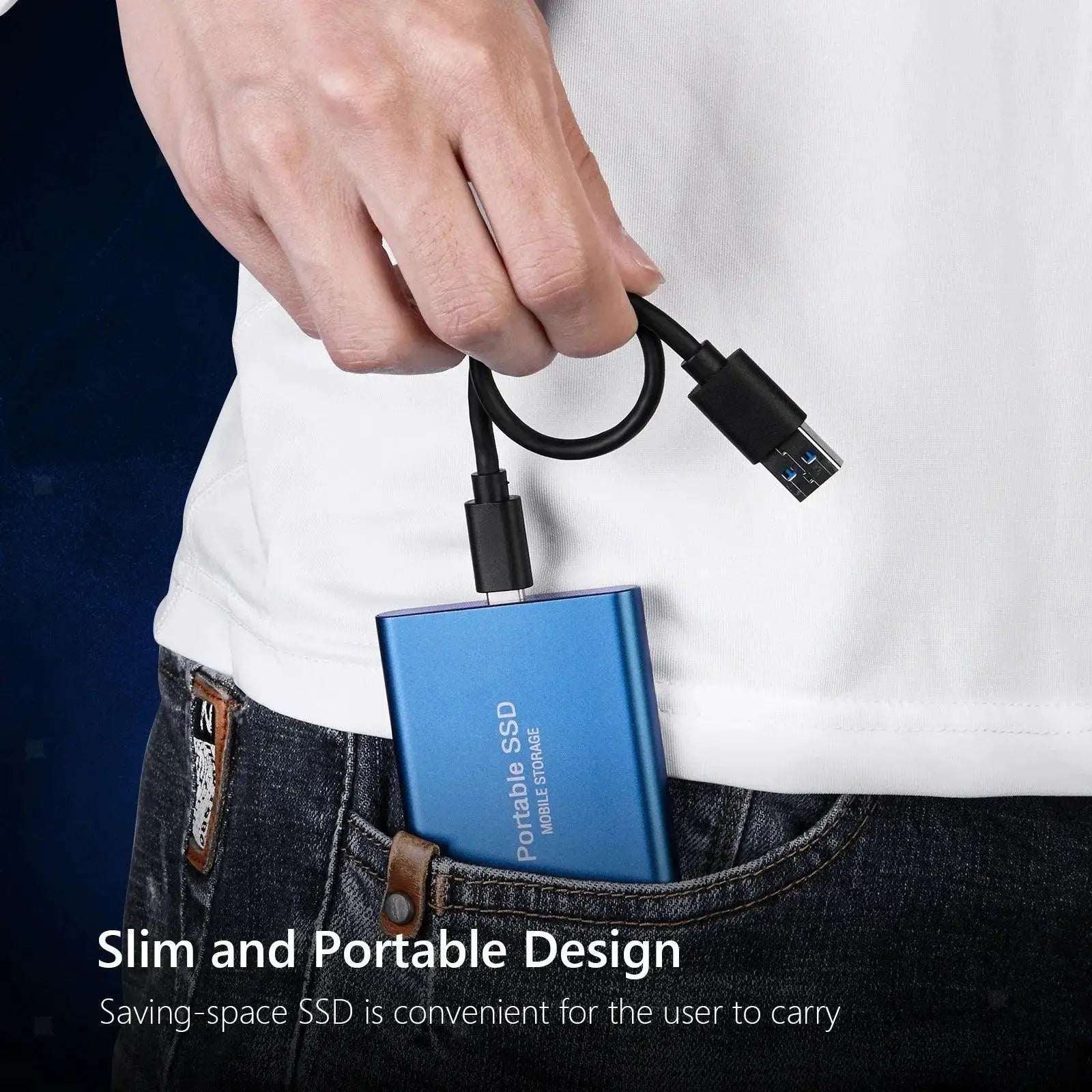 High Speed Portable SSD External Drive For Mobile Storage