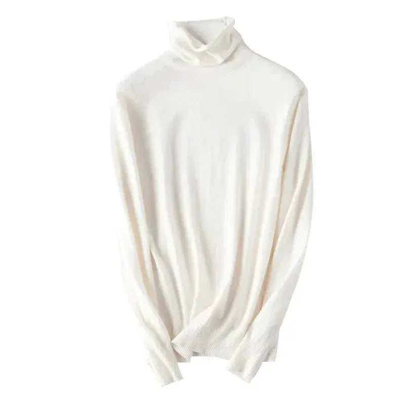 Chic Korean Turtleneck Sweater for Women 2023 Knitwear