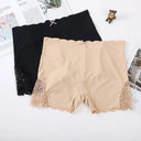 Ice Silk Lace Edge Safety Shorts Elegant Comfort for Women
