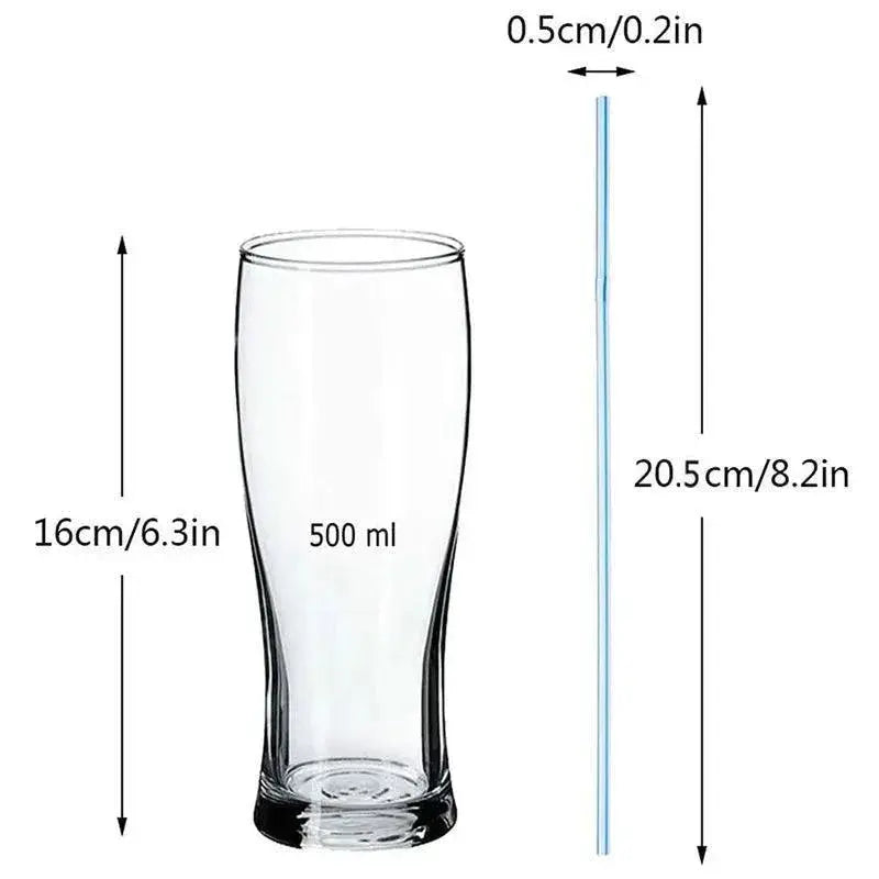 Colorful Black Reusable Party Straws Eco Friendly Essentials