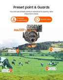 Smart Solar Outdoor Camera for 360 View