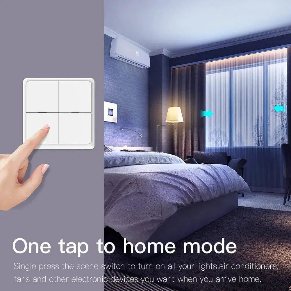 Smart ZigBee Tap Control Scene Switch Elevate Smart Home