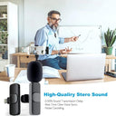 Wireless Lavalier Mini Mic for Live Streaming Audio Quality