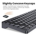 UGREEN Wireless Keyboard and Mouse Set with English Russian Keycaps
