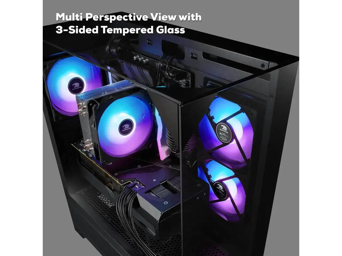 Ibuypower Element Se Gaming Pc Desktop Computer Amd Ryzen — product view 4