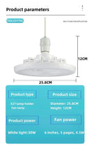Quiet Ceiling Fan Lamp for Bedroom Space