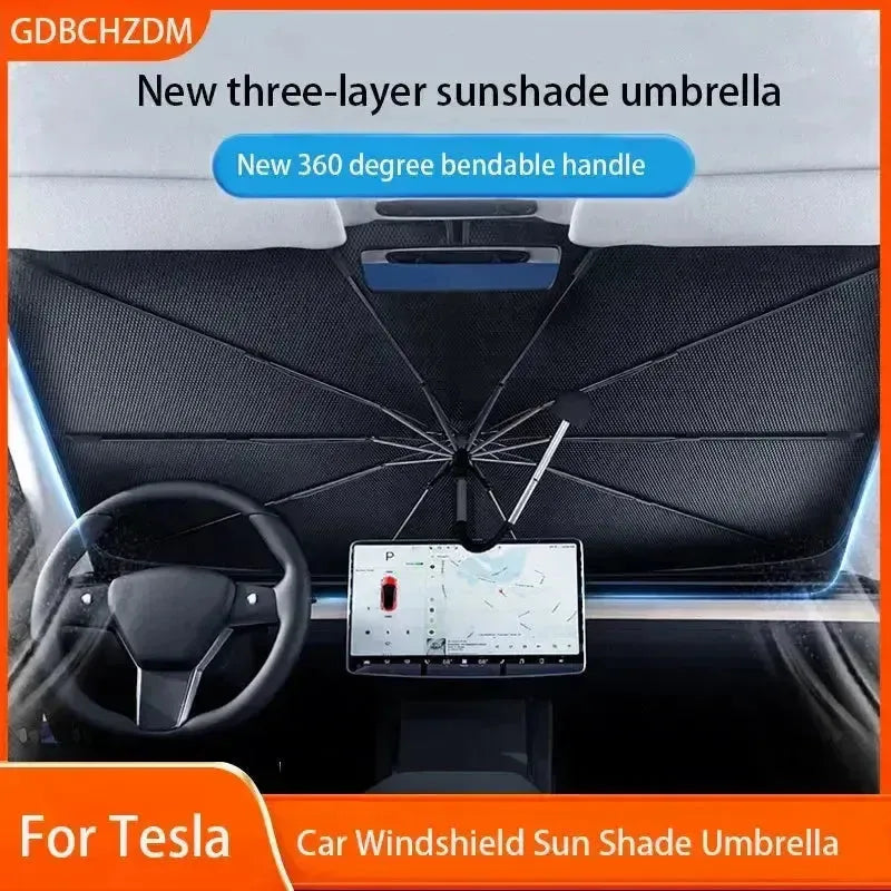 Tesla Model 3 Y Highland 2024 Sunshade Umbrella Kit