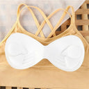 Sexy Women Tops Back Cross Strap Tank Running Sports Bra