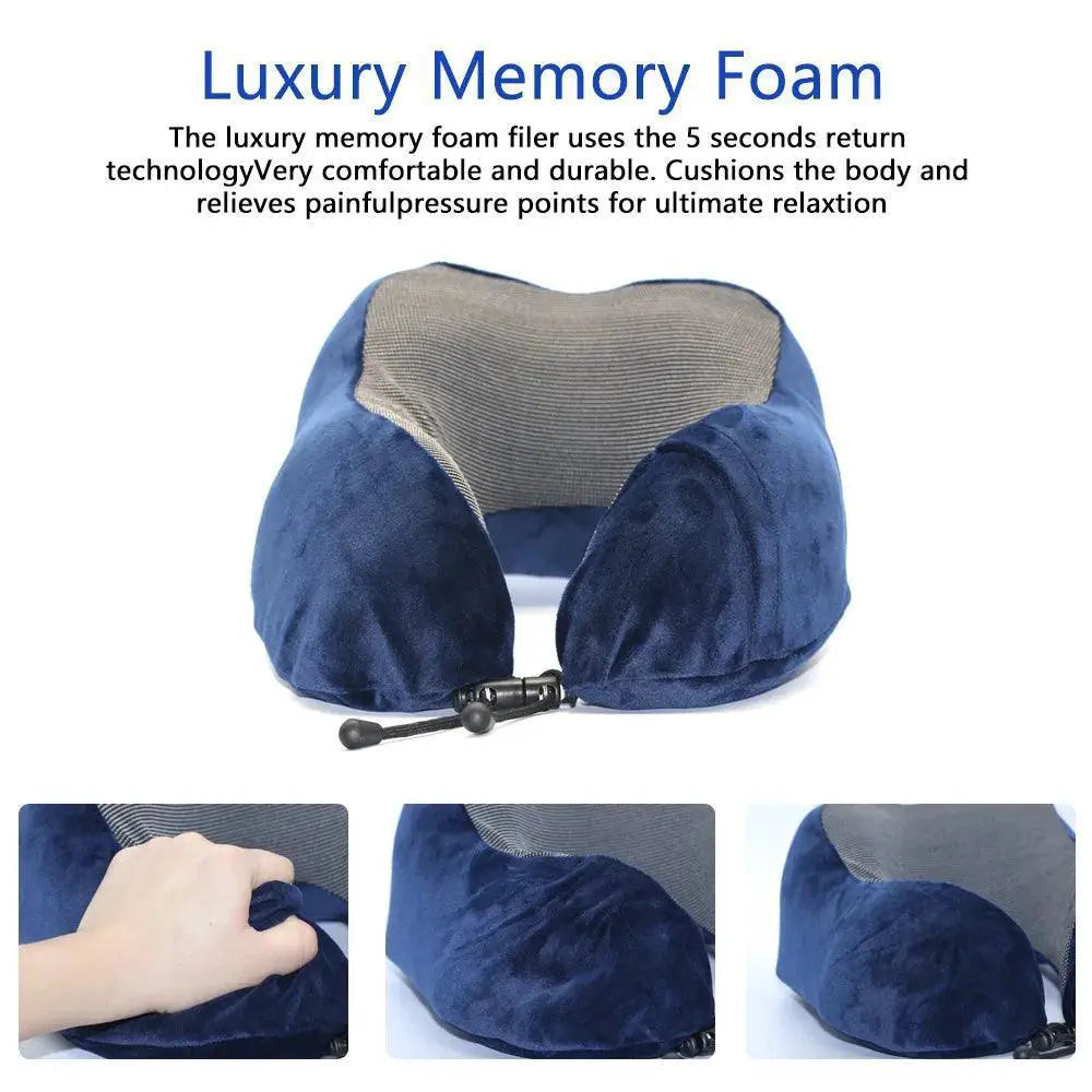 Ultimate Neck Support Travel Pillow With Orthopedic Foam