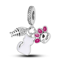 Cat Collection Silver Charm Bead