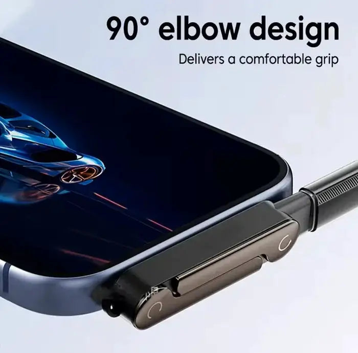 Type C Phone Charging Bracket Adapter 240W Fast Charging OTG USB-C Male to USB-C Female Converter With foldable Holder
