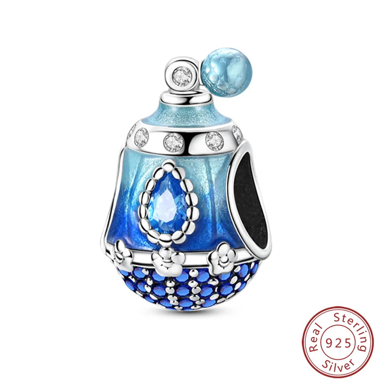 Sterling Silver Blue Purple Butterfly