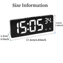 Voice Controlled Alarm Clock with Temperature Display Gadget