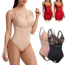 Lace Thong Bodysuit Shapewear For Women Seamless Control