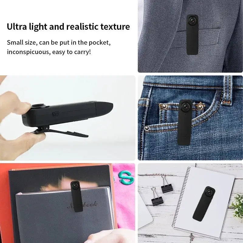 A18 1080P HD Mini Camera Sport Hiking Mini Pen Cam Night Vision Micro Camcorder Portable Bodycam DV Video Recorder