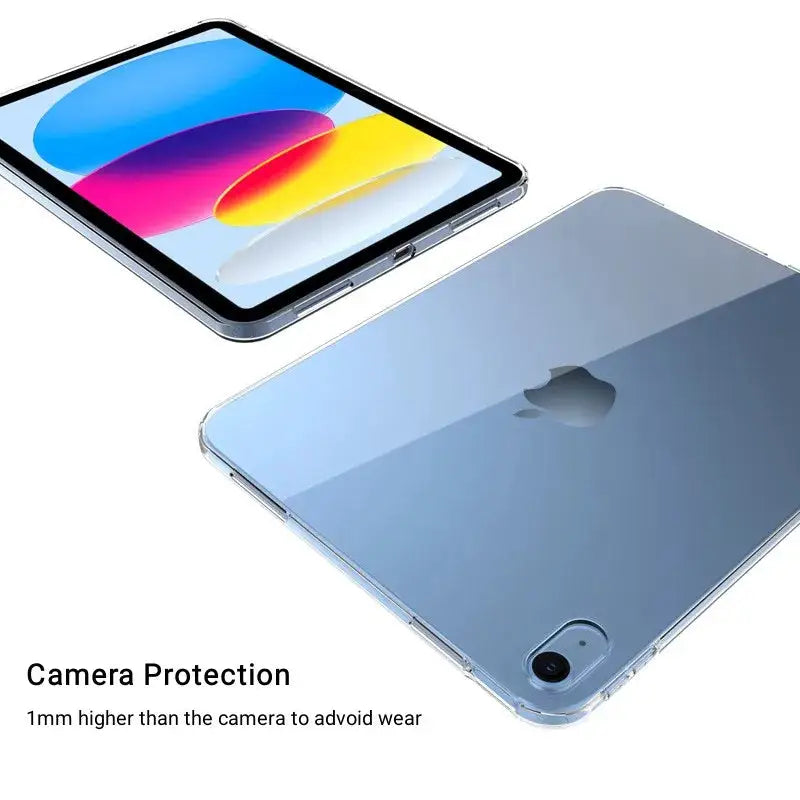 For iPad A16 10th Case Ultra Thin Transparent Protective Case for iPad Air 5/4 Soft Silicone Cover for pro 11 2022 2021 Funda