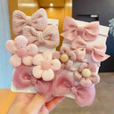 Sweet Bow Floral Headbands for Girls Pack of 10 Accessories