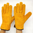 Cowhide Work Gloves for Welding and Heavy Duty Tasks