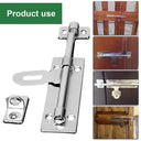 4 Inch Stainless Barrel Bolt Lock - Keyed Security