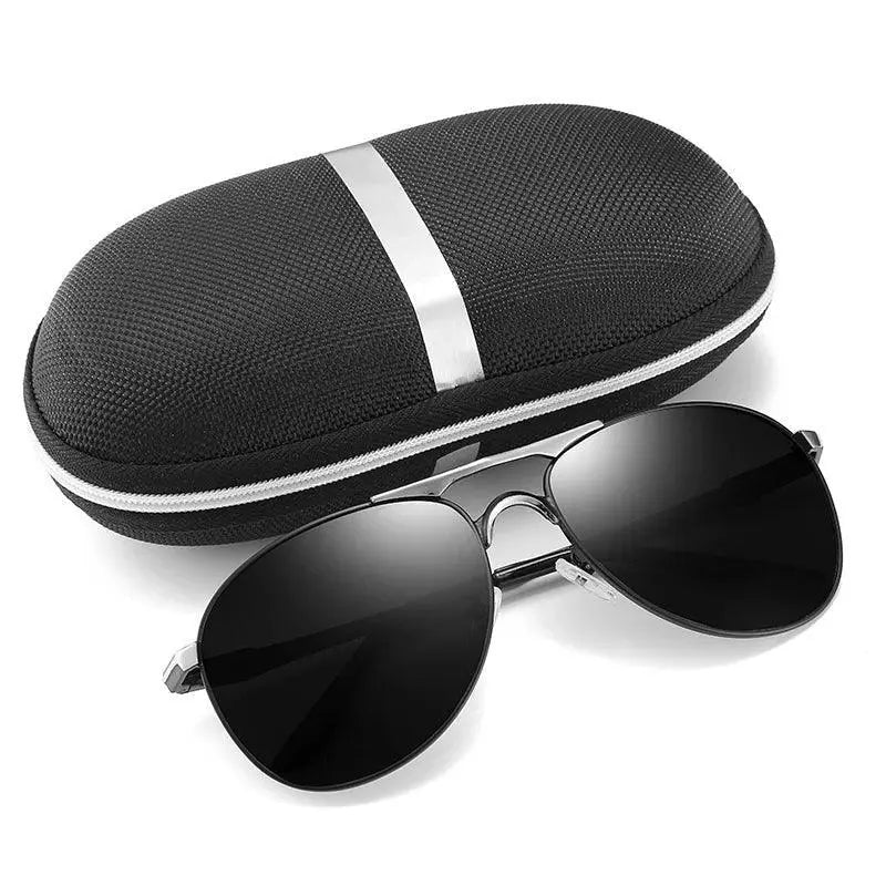 Stylish UV400 Polarized Metal Pilot Sunglasses Unisex
