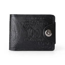 Men's Wallet - Dollar Bill Zipper Coin Purse