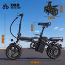 Smooth Ride Folding Electric Bike