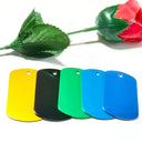 100Pcs Dog ID Tags Customized Engraved Aluminum Plates Bulk