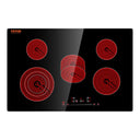 SucceBuy Burners Built-in Induction Stove Top Ceramic Glass
