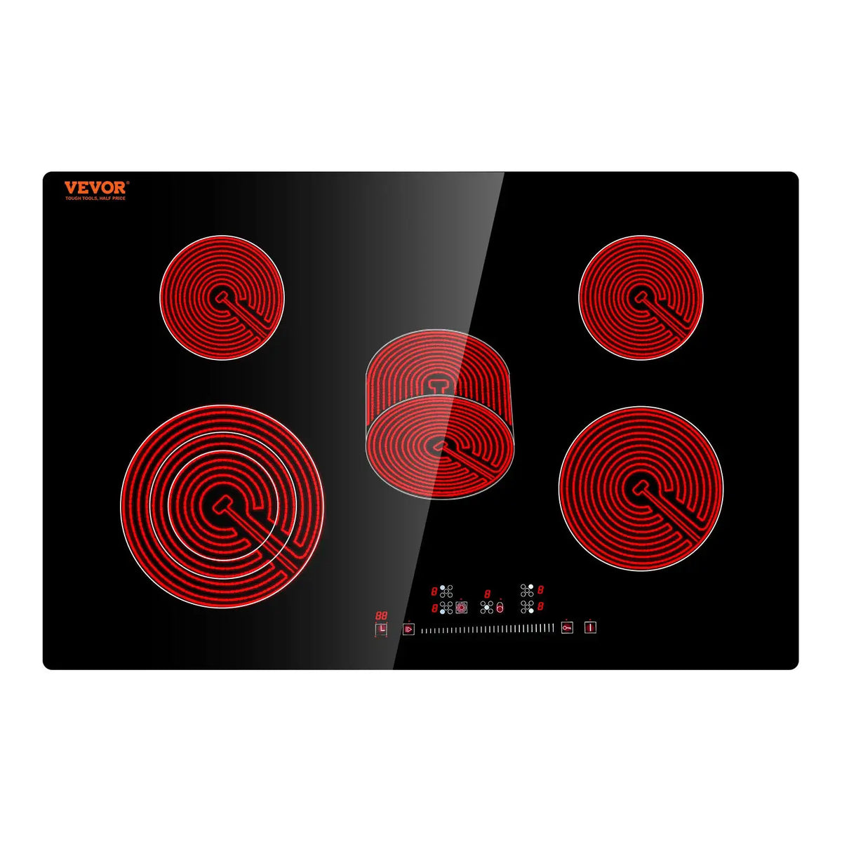 SucceBuy Burners Built-in Induction Stove Top Ceramic Glass — product view 9