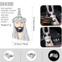Iced Out Enamel Jesus Face