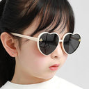 Cute Cartoon Bee Heart-Shaped Kids Sunglasses UV Protection