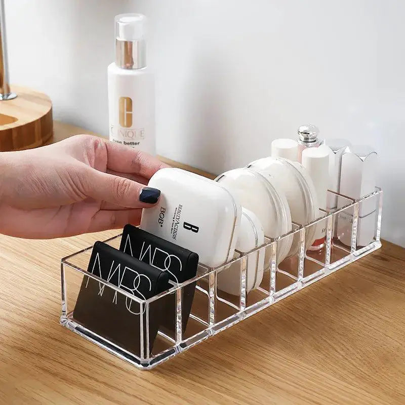 Acrylic Makeup Jewelry Organizer Box For Desktop Storage