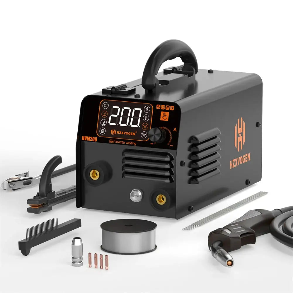 HZXVOGEN HVM200 Gasless MIG Inverter Welder — product view 2
