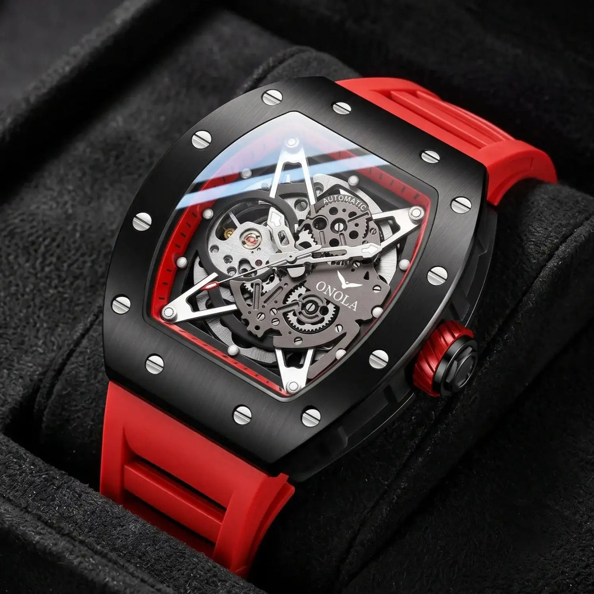 Onola Mens Skeleton Mechanical Watch — product image 1