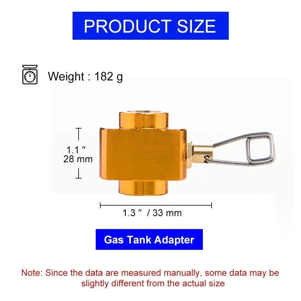 Outdoor Camping Stove Butane Refill Gas Adapter Tool