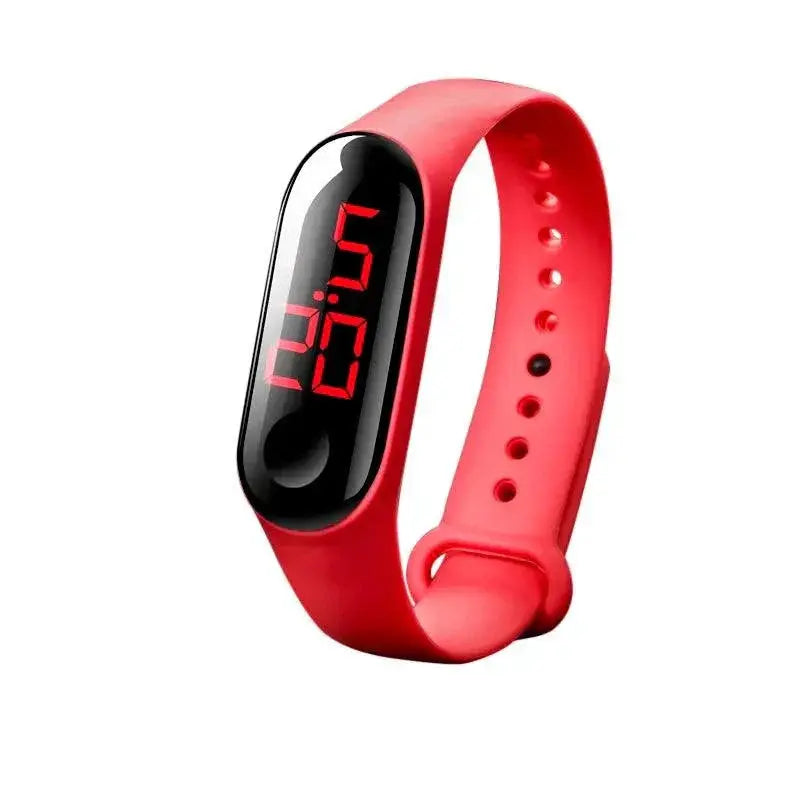 LED Sports Touch Watch Waterproof Fitness Timepiece