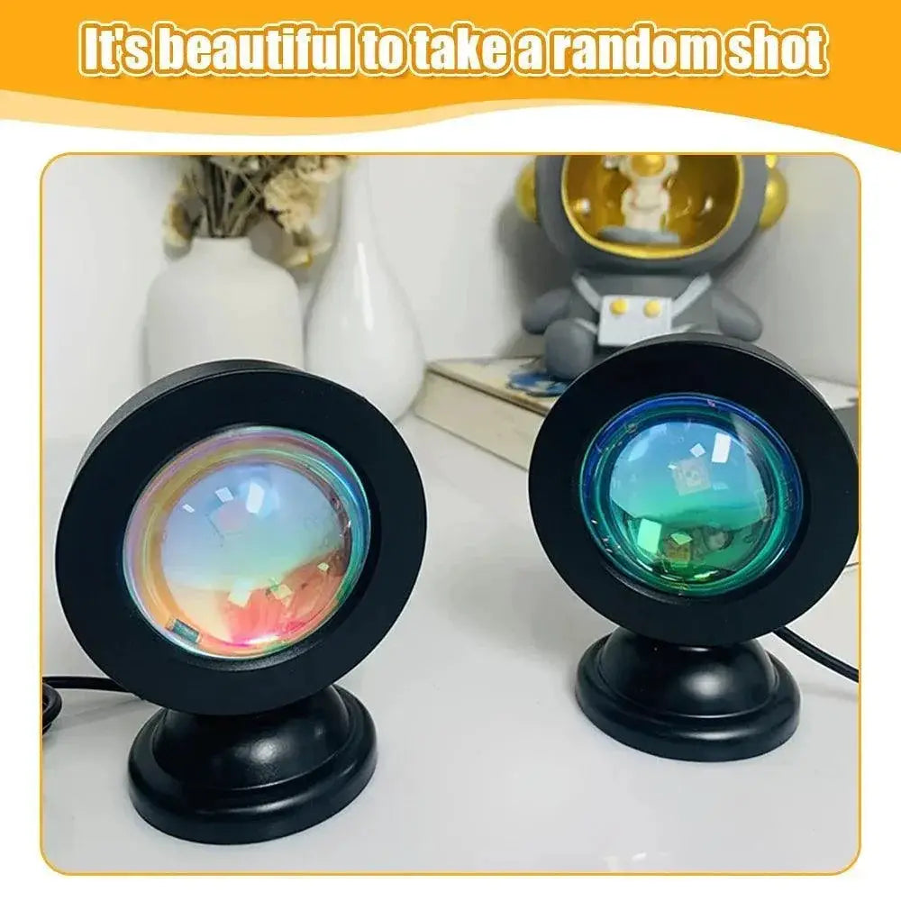 Sunset Rainbow LED Projector for Vibrant Home Decor