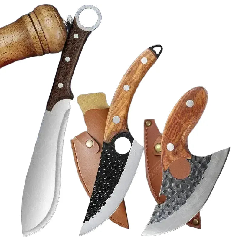 Razor Sharp Boning Cleaver Set for Pros — product view 1
