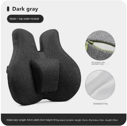 Lumbar Support Memory Foam Cushion for Office Chairs Comfort