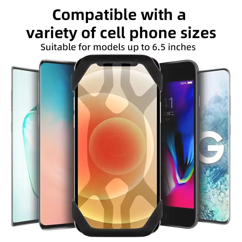 ROCKBROS Bike Bag Front Handlebar Bag Hard Shell 360° Cell Phone Holder With Touch Screen Waterproof Front Frame Cycling Bag