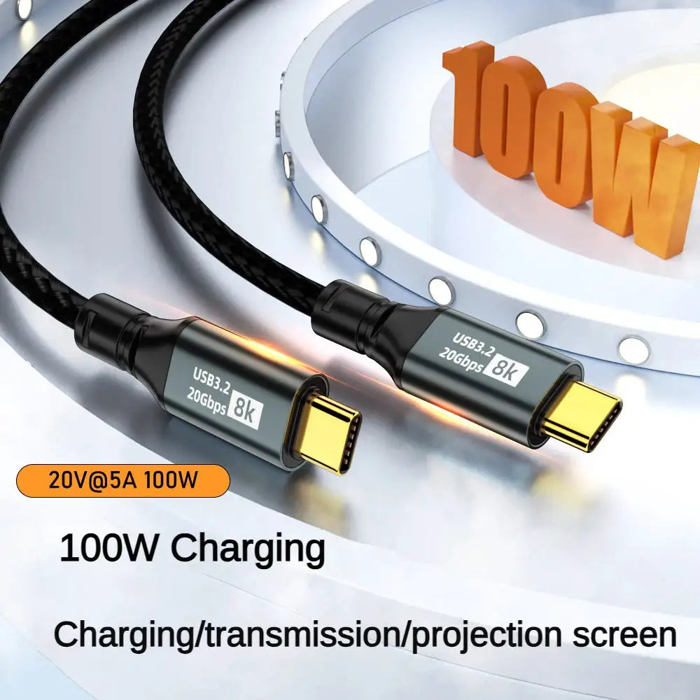 Braided Type C Cable Fast Charge — product view 3