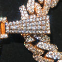 Iced Crescent Mosque Star Pendant