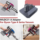 Adapter For Makita Milwaukee 18V Battery To Dyson Vacuum