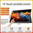 Portable Touch Screen Monitor 14 Inch