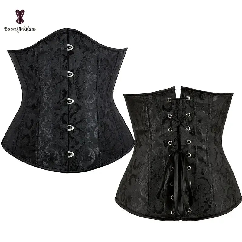 Jacquard Waist Shaper Bodysuit for Women Comfort Corset