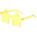Frameless Star-Shaped Sunglasses for Cosplay and Fashion