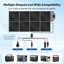 CTOLITY 400W Foldable Solar Panel Kit