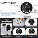 Smart Foot Massager EMS TENS Pulse Device for Athlete Recovery Daily Stress Relief Care Machine Home Spa Use Lightweight