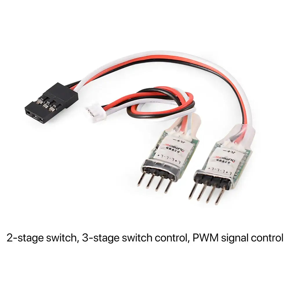 DUMBORC RC Light Controller LED Switch Panel System Turn on/Off 3CH for RC Car Vehicle RC Mini Car Fixed Wing Aircraft Parts